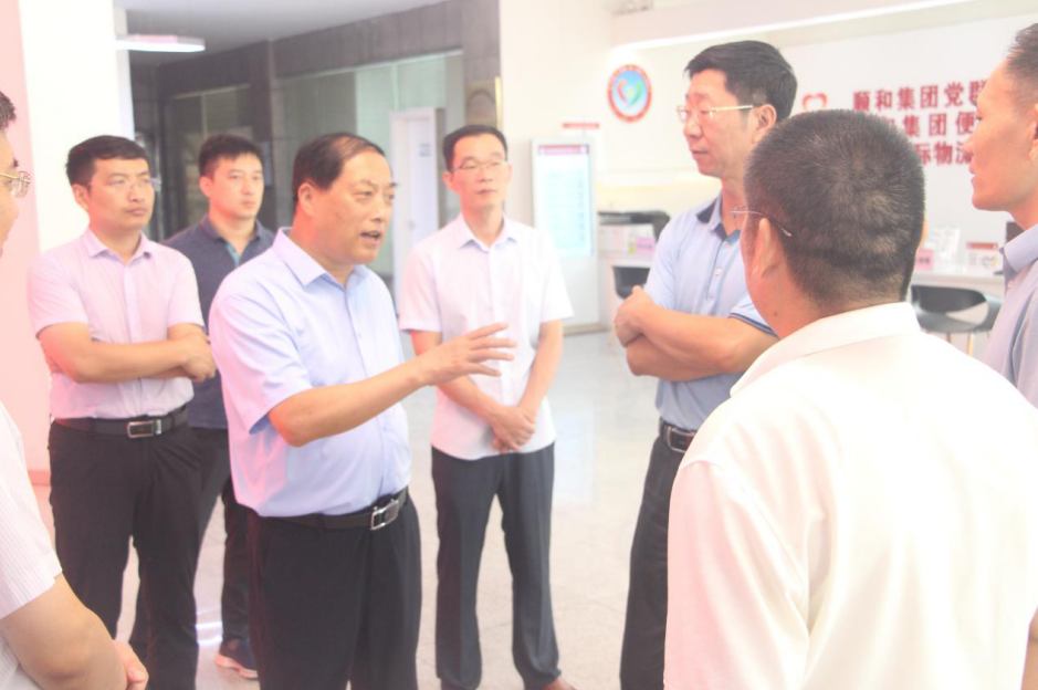 臨沂大學專家教授到山東順和國際物流有限公司開展臨沂市科技經濟融合發展暨臨沂大學專家教授蘭山行活動