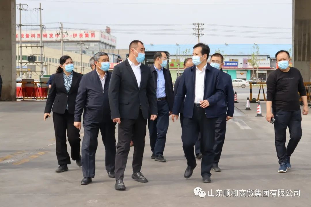 臨沂市副市長薛超文一行蒞臨順和國際智慧物流園區調研